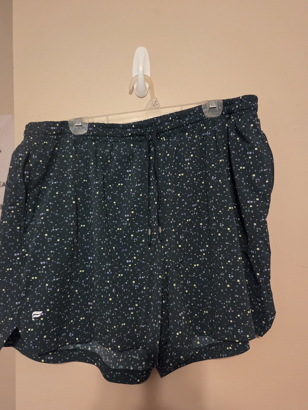 Fabletics Black Speckled Performance Shorts